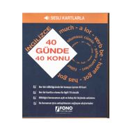 40 Günde 40 İngilizce Konu - Fono Yayınları