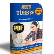 400 Sayfalık Pdf Ales Türkçe Hazırlık Kitabı-Enine Boyuna Eğitim