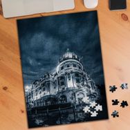 411 Tek Renkli Fotoğrafçılık Mimari Yapı 240 Parça Puzzle Yapboz