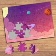 41462 Gezegen Ve Galaksi Çocuklara Özel Puzzle Yapboz Tablo