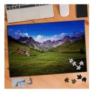 426 Dağdaki Ahşap Çiftlik Evi 240 Parça Puzzle Yapboz Tablo