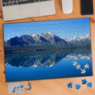 445 Gökyüzüyle Bütün Dağlar Doğa 240 Parça Puzzle Yapboz Tablo