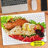 44809027 İtalyan Mutfağı Soslu Spagetti 240 Parça Puzzle Yapboz