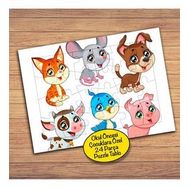 455 Minik Sevimli Hayvan Dostlar Çocuklara Özel Puzzle Yapboz Tablo