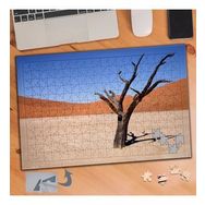 470 Kurak Çölde Kuru Ağaç 240 Parça Puzzle Yapboz Tablo