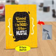 47861413 Good Things Happen Yazılı 99 Parça Puzzle Yapboz Tablo