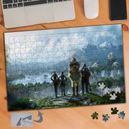 485 İllüstrasyon Oyun Çizimi 240 Parça Puzzle Yapboz Tablo