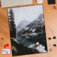 488336 Karlı Dağlar Ve Ağaçlar 240 Parça Puzzle Yapboz Tablo