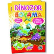 4E Boyama Kitabı Dinozar Örnekli Renkli 128 Syf Karatay Yayınevi