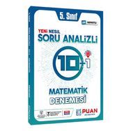 5. Sınıf Matematik Soru Analizli 10+1 Deneme-Puan Yayınları