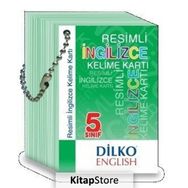 5. Sınıf Resimli İngilizce Kelime Kartı-Dilko Yayınları