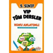 5.Sınıf VIP Tüm Dersler Konu Anlatımı - Editör Yayınları