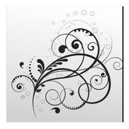 50 cm Çiçek Deseni Folyo Sticker