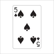 50 cm İskambil Kağıdı Folyo Sticker