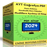 500 Sayfalık Pdf Ayt Coğrafya Hazırlık Kitabı