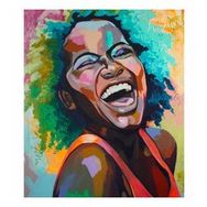 50x65 cm Afrika Kahkası Sayılarla Boyama Seti Rulo Duvar Sticker