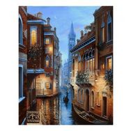 50x65 cm Aşıklar Şehri Venedik Sayılarla Boyama Seti Rulo Duvar Sticker