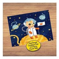 51 Kedi Astronot İp Gezegen 24 Parça Çocuklara Özel Yapboz Tablo