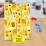 526835569 Çizimsel Sevimli Zürafa 99 Parça Puzzle Yapboz Tablo