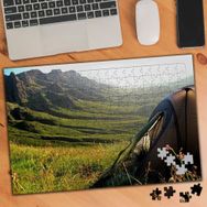 5346 Çayır Kamp Manzara 240 Parça Puzzle Yapboz