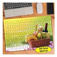 535376 Çimenler Üstünde Meyve Sepeti 240 Parça Puzzle Yapboz