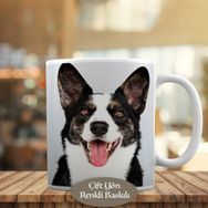 53876-73961 Sevimli Köpek İllüstrasyon Kupa Bardak