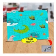 5387620413 Sevimli Deniz Hayvanları 99 Parça Puzzle Yapboz Tablo