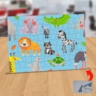 538769133 Renkli Sevimli Hayvanlar 99 Parça Puzzle Yapboz Tablo