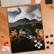 543444 Köprü Üstünde Yürüyen İnsan 240 Parça Puzzle Yapboz Tablo