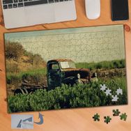 552 Tarlada Paslı Araba Doğa 240 Parça Puzzle Yapboz Tablo