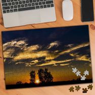5555 Bulut Formu Atmosfer 240 Parça Puzzle Yapboz