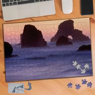 562 Denizin Ortasındaki Taşlar 240 Parça Puzzle Yapboz Tablo