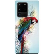 562 Samsung Galaxy S20 Ultra SM-G988B Papağan Baskılı Silikon Kılıf