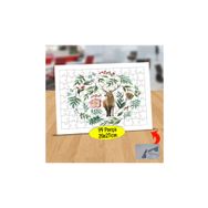 56482 Yeşil Yaprak Arasına Geyik 99 Parça Puzzle Yapboz Tablo
