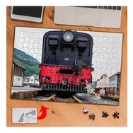 57567 Siyah Tren Demir Yolu 240 Parça Puzzle Yapboz Tablo