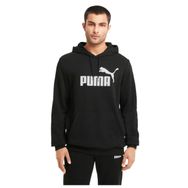 586688-01 Puma Ess Big Logo Hoodie Tr Puma White Erkek Sweatshirt Siyah