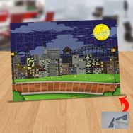 59 Central Parkta Dolunay Manzarası 99 Parça Puzzle Yapboz Tablo