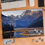 590 Sıra Dağlar Ve Göletler 240 Parça Puzzle Yapboz Tablo