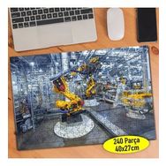 590852 Araba Yapan Robotlar Endüstri 240 Parça Puzzle Yapboz