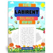 6-8 Yaş 3 Kitap Labirent Bulmaca Kitap Seti