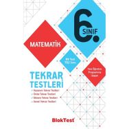 6. Sınıf Bloktest Matematik Tekrar Testleri Tudem Yayınları