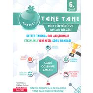 6. Sınıf Din Kültürü ve Ahlak Bilgisi Yeşil Defter Tadında Tane Tane-Nartest Yayınları
