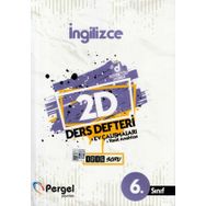 6. Sınıf İngilizce 2D Ders Defteri Ev Çalışmaları-Pergel Yayınları