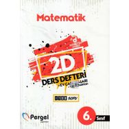6. Sınıf Matematik 2D Ders Defteri Ev Çalışmaları-Pergel Yayınları