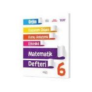 6. Sınıf Matematik Akıllı Defter Orjin Yayınları