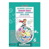 6. Sınıf Olimpik Çocuk Deneme Sınavı Kanguru - Olimpiyat Zeka Kitabı Tamamı Çözümlü - kollektif