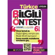 6. Sınıf Türkçe Bilgili Ön Test- Sadık Uygun Yayınları