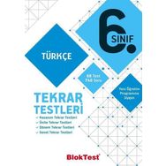 6. Sınıf Türkçe Tekrar Testleri Bloktest Yayınları