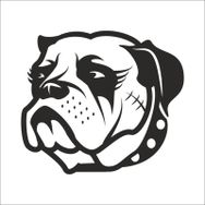 60 cm Buldok Köpek Folyo Sticker