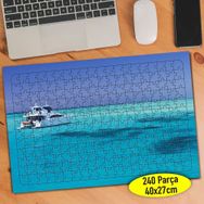 60095016 Mavi Deniz Üzerinde Tekne Turu 240 Parça Puzzle Yapboz